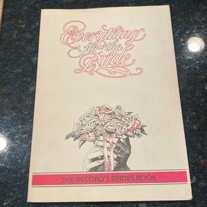 Vintage 1980s “Everything for the Bride” Wedding Planner Book, Softcover